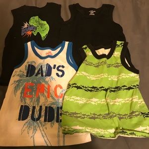 Boys 2t tanks and t shirts